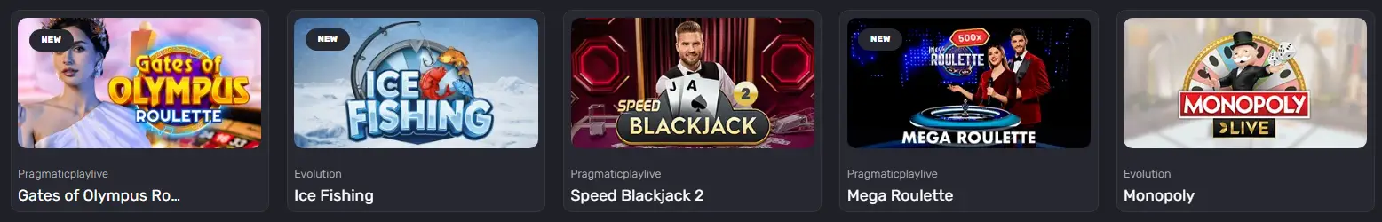 Voodoo Casino Live Dealer Games