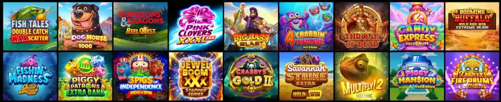 Voodoo Dreams Casino Slot Games Lobby with popular online slots and featured games